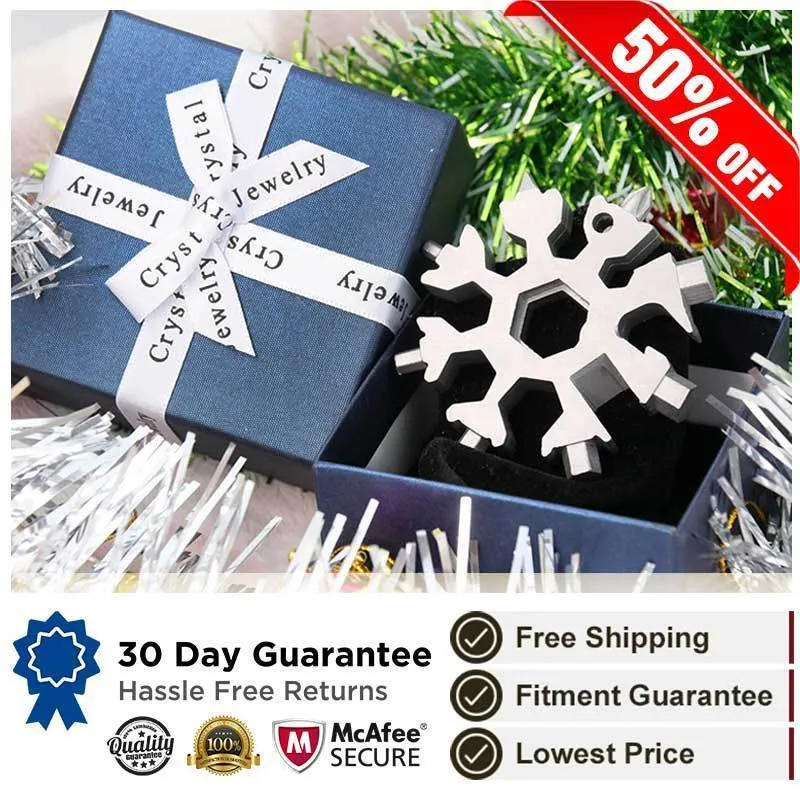 ( 🎁 New Year Hot Sale - 30% Off ) 18-in-1 Stainless Steel Snowflakes Multi-Tool