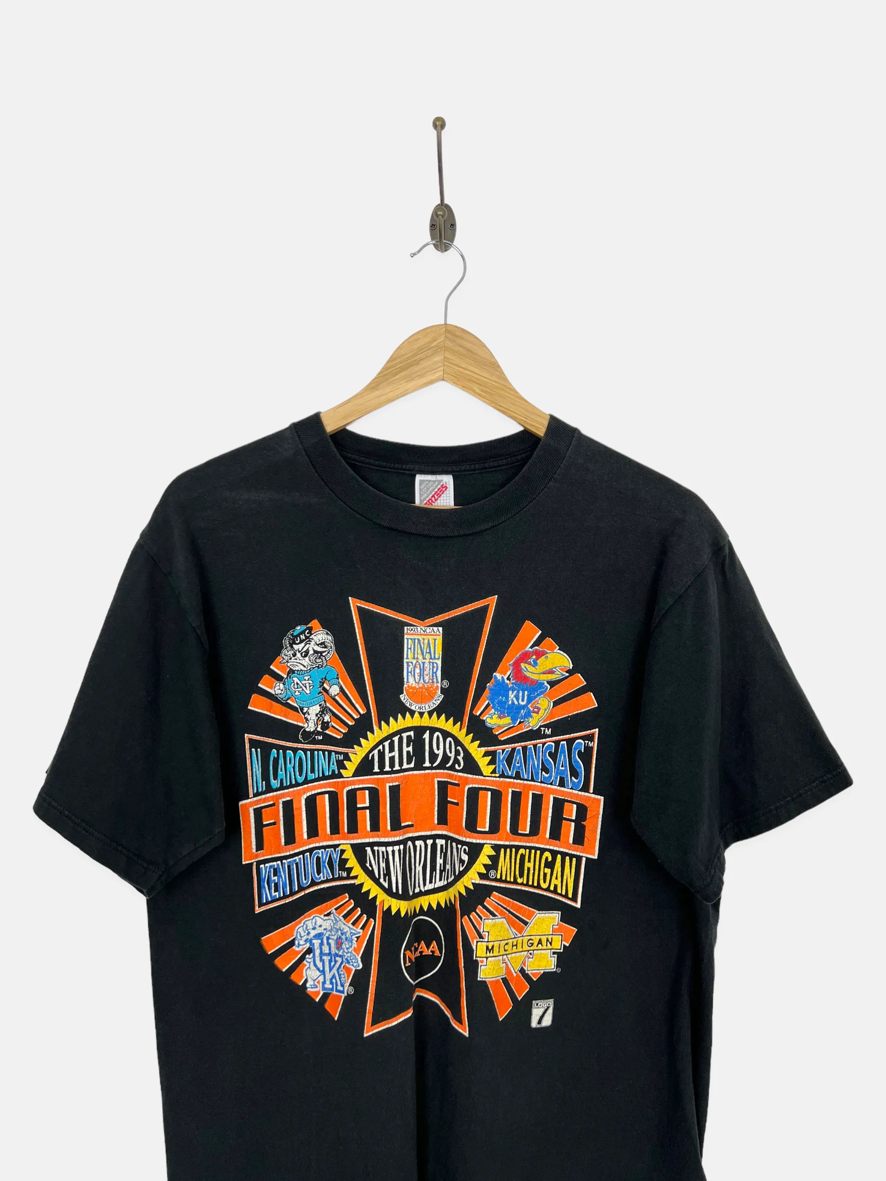 1993 NCAA Final Four USA Made Vintage T-Shirt Size 10