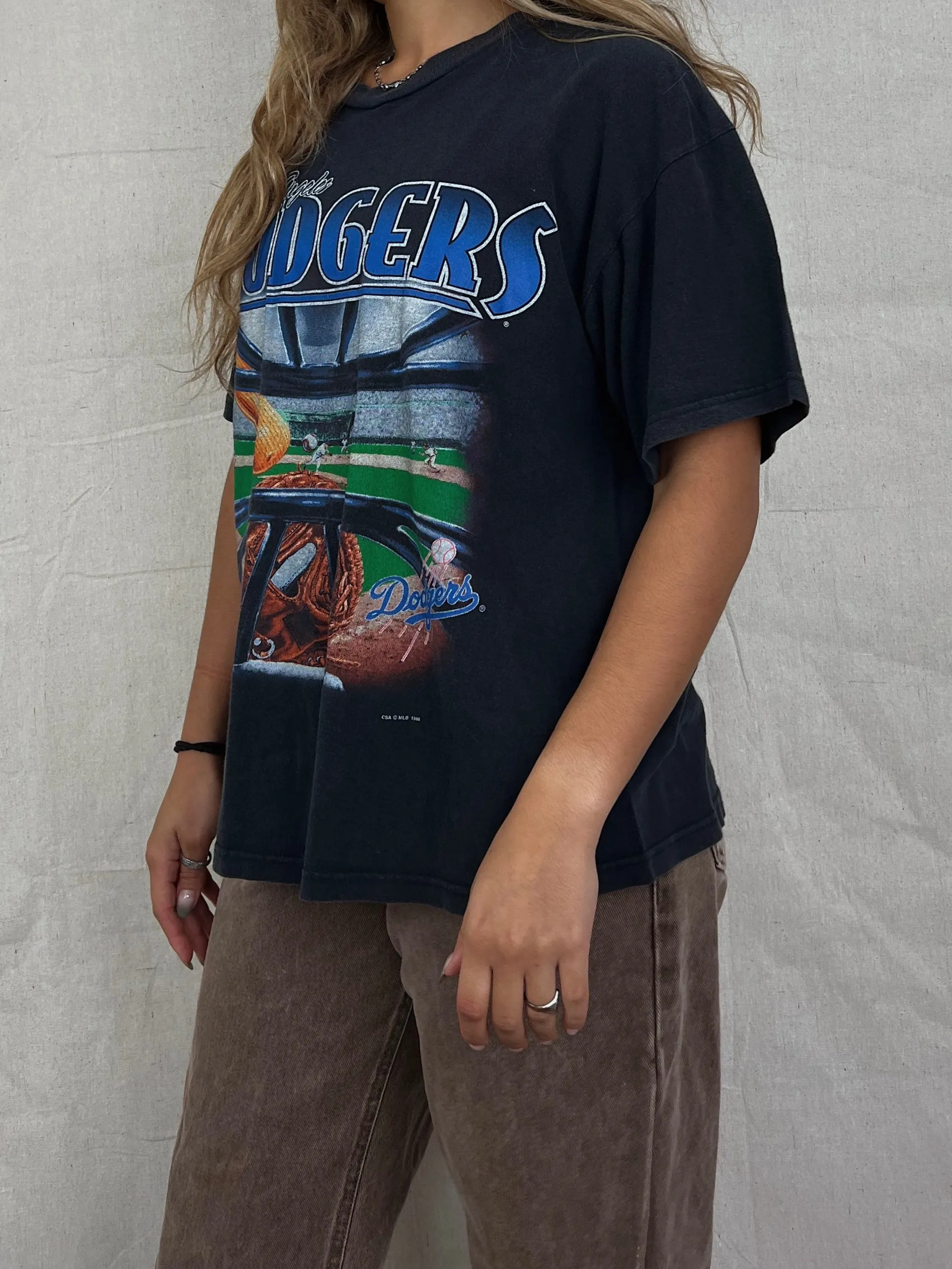 1996 LA Dodgers MLB Vintage T-Shirt Size 14-16