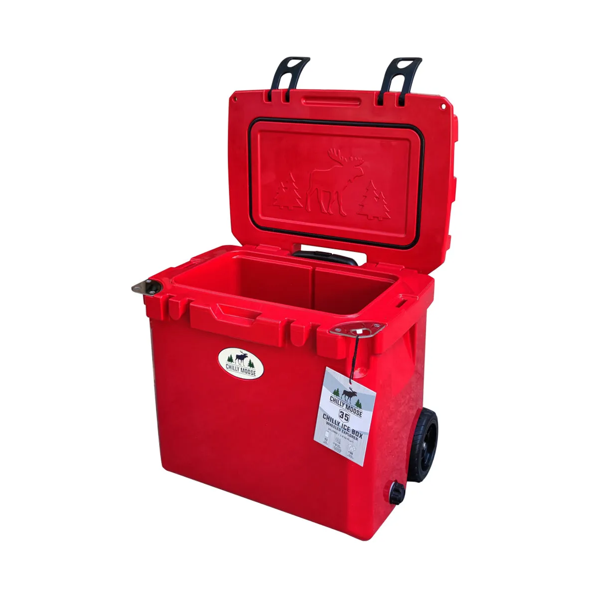 35L Wheeled Explorer Ice Box Cooler - Open Box