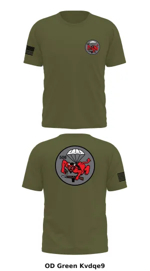 508th PIR Store 1 Core Men's SS Performance Tee - Kvdqe9