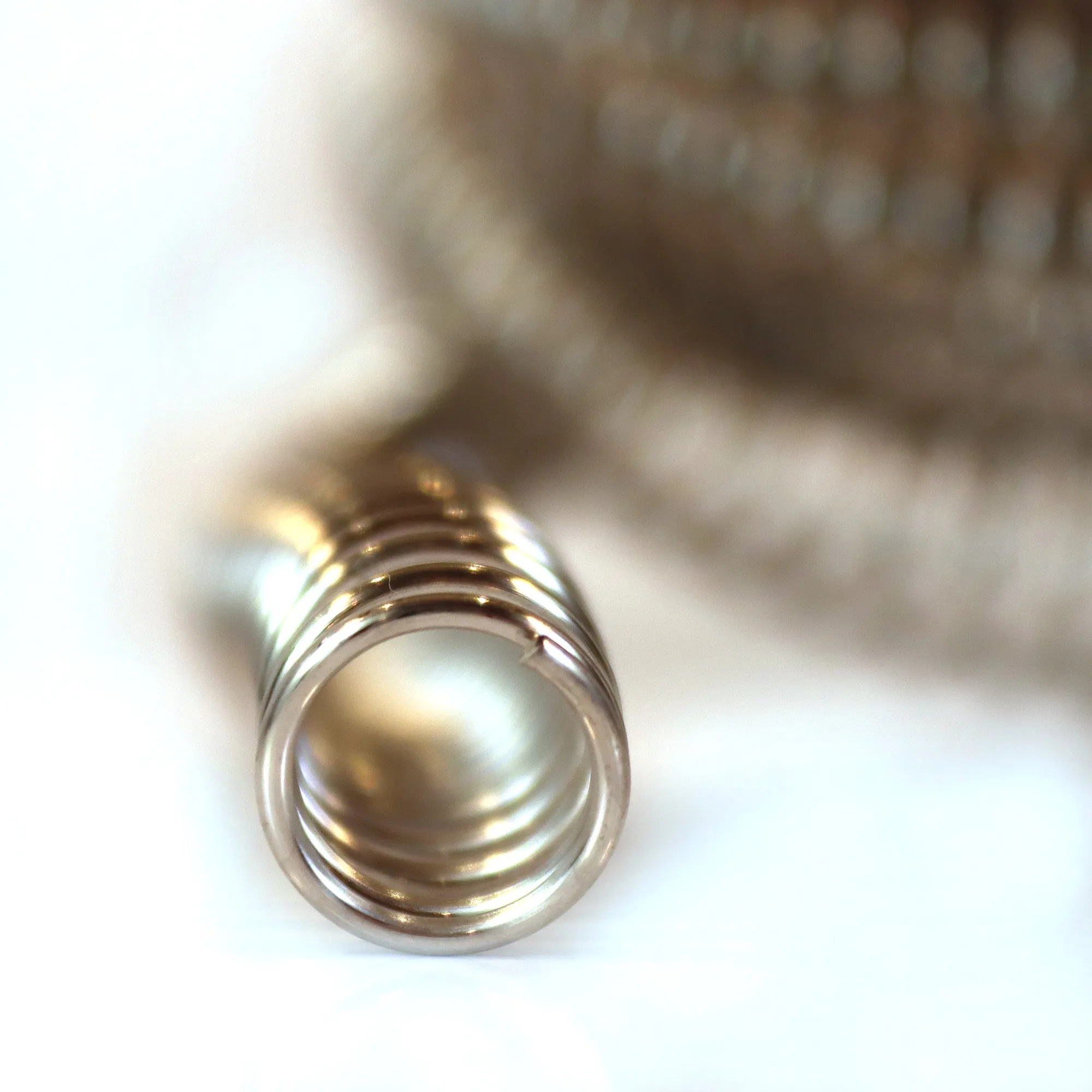 5/16" x 16' Stainless Steel Spring Gravel and Rock Guard
