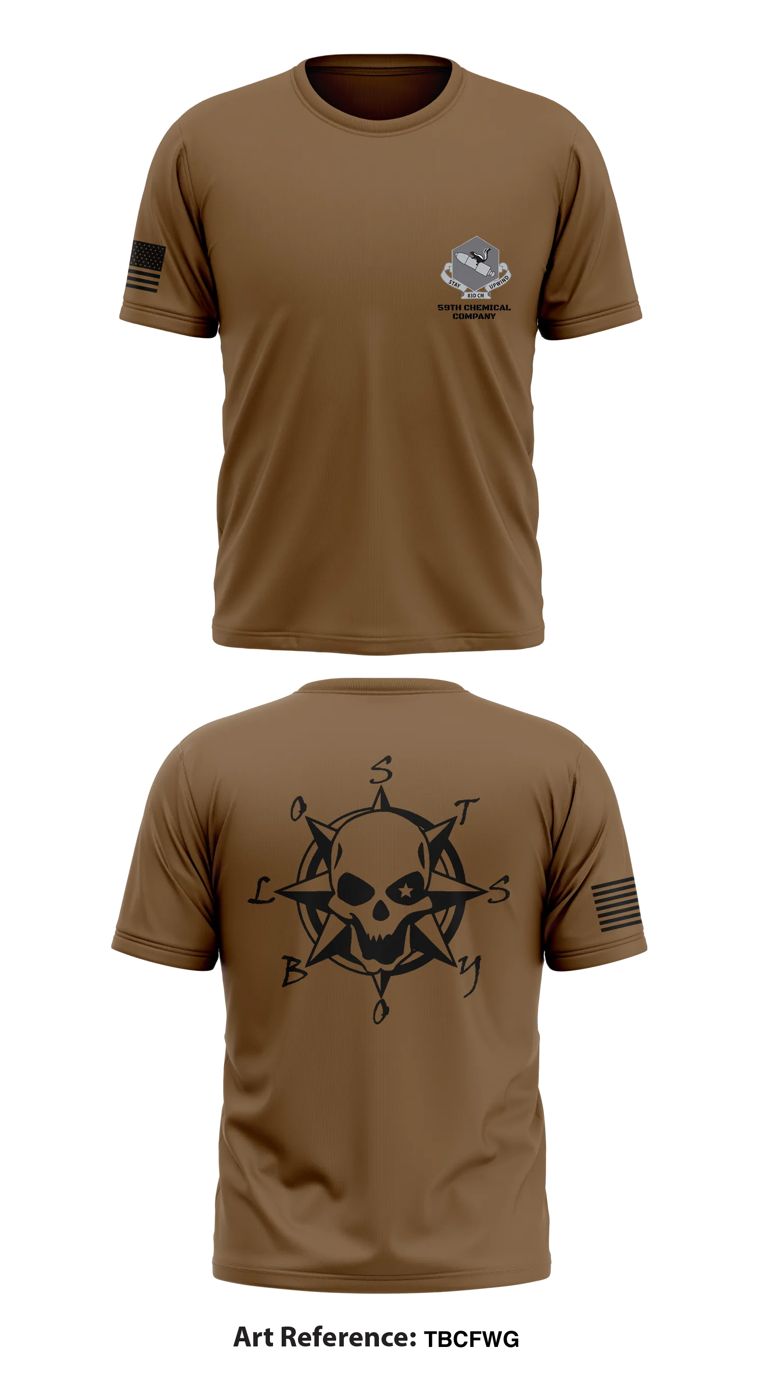 59th Chemical Company Core Men's SS Performance Tee - TBCfwg