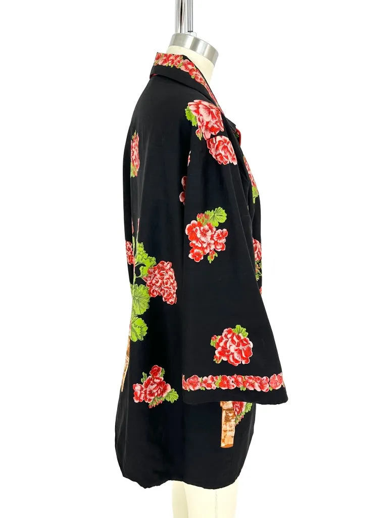 60s Geranium Flower Pot Jacket