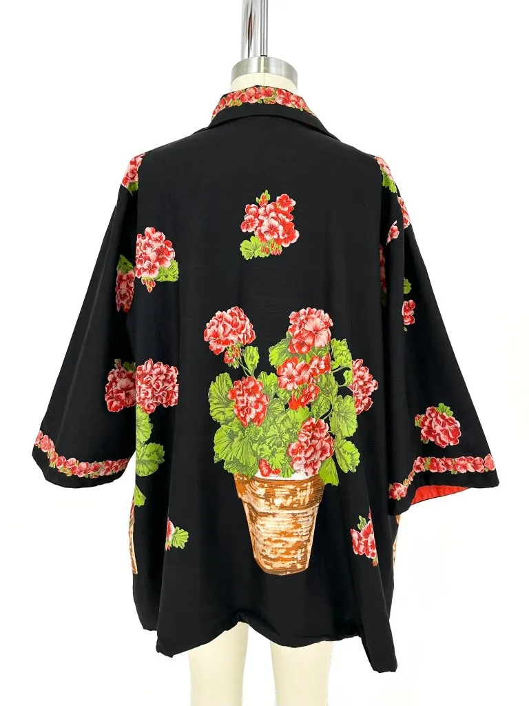 60s Geranium Flower Pot Jacket