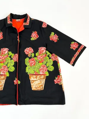 60s Geranium Flower Pot Jacket