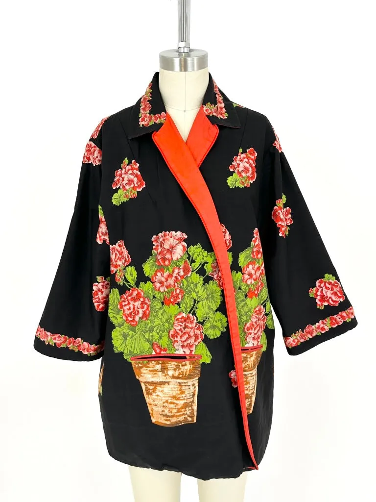 60s Geranium Flower Pot Jacket