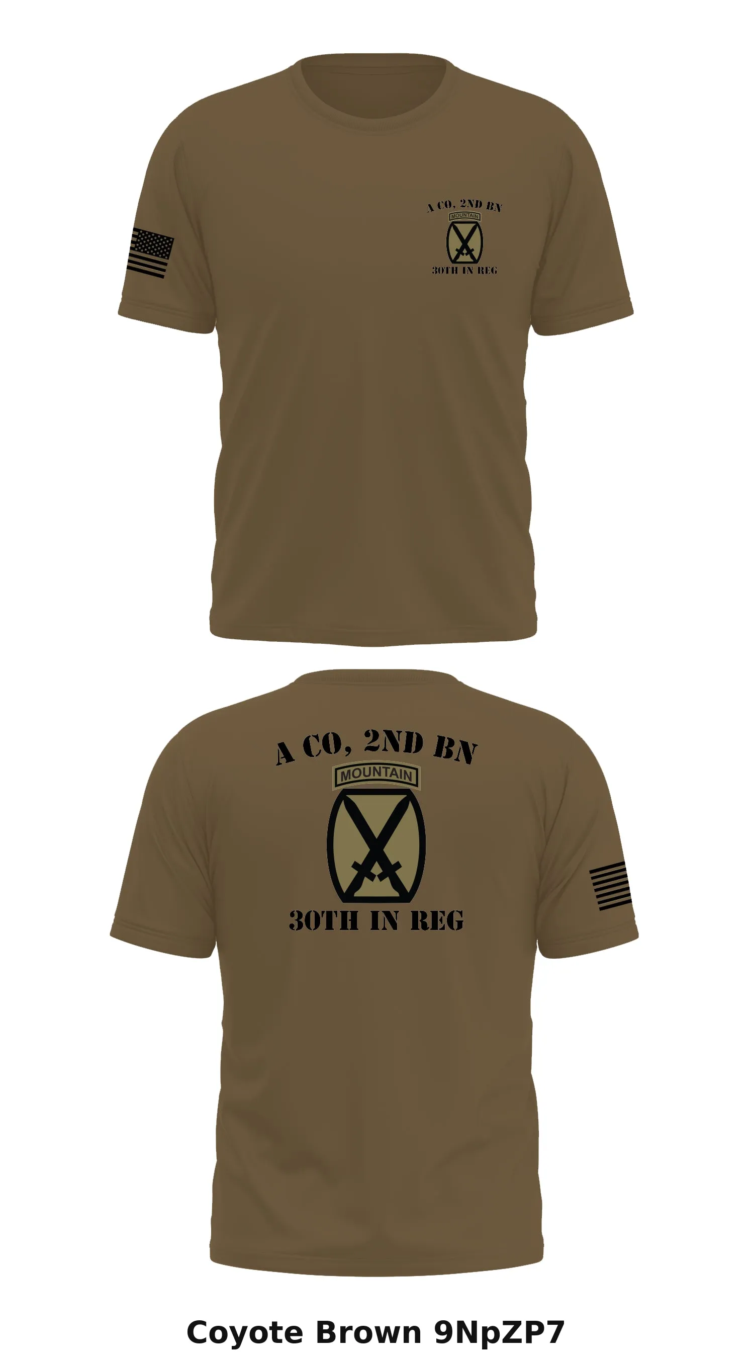 A Co, 2nd BN, 30th IN REG Store 1 Core Men's SS Performance Tee - 9NpZP7