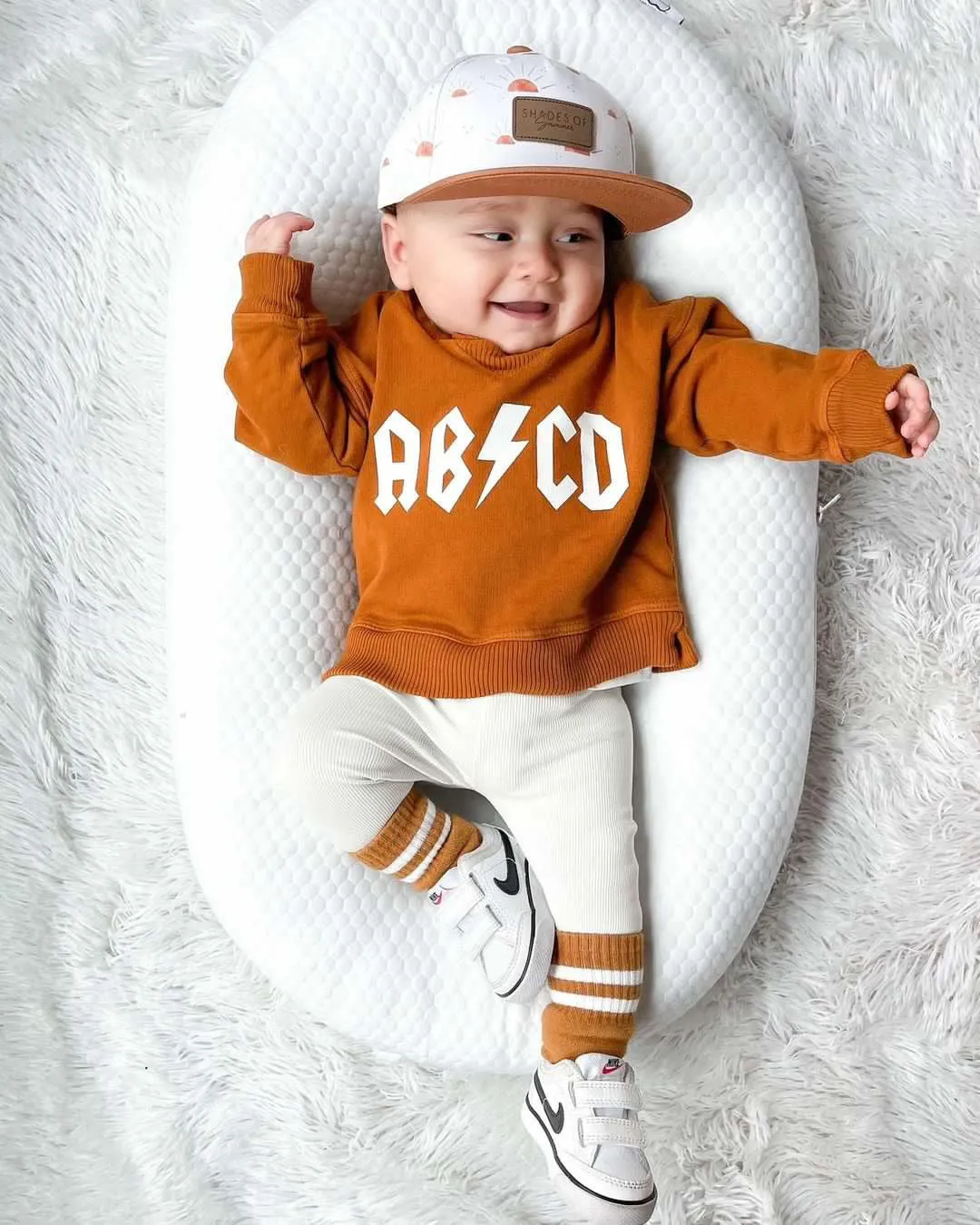 AB ⚡️ CD Sweatshirt - Ginger
