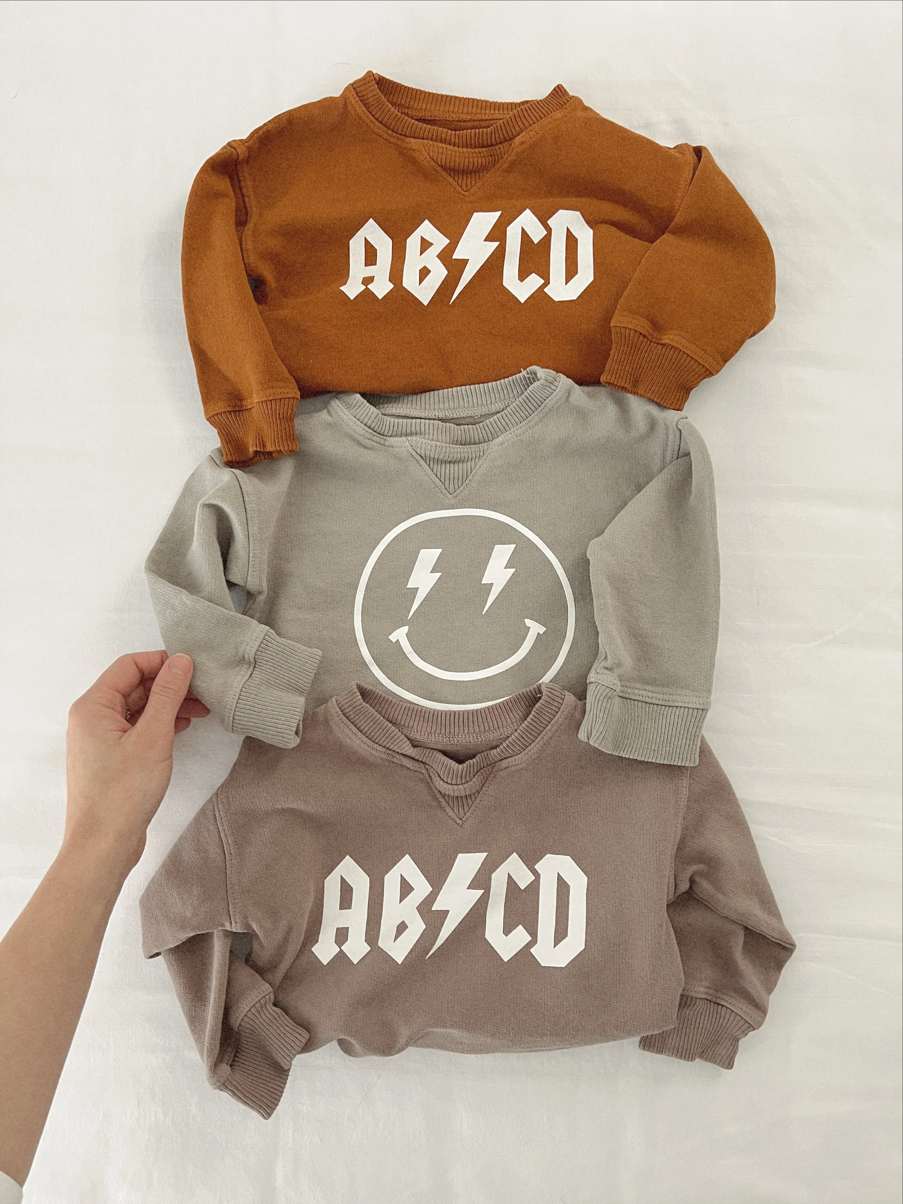 AB ⚡️ CD Sweatshirt - Ginger