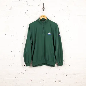 Adidas 90s 1/4 Zip Sweatshirt - Green - M