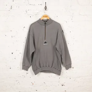 Adidas Equipment 1/4 Zip Sweatshirt - Grey - L