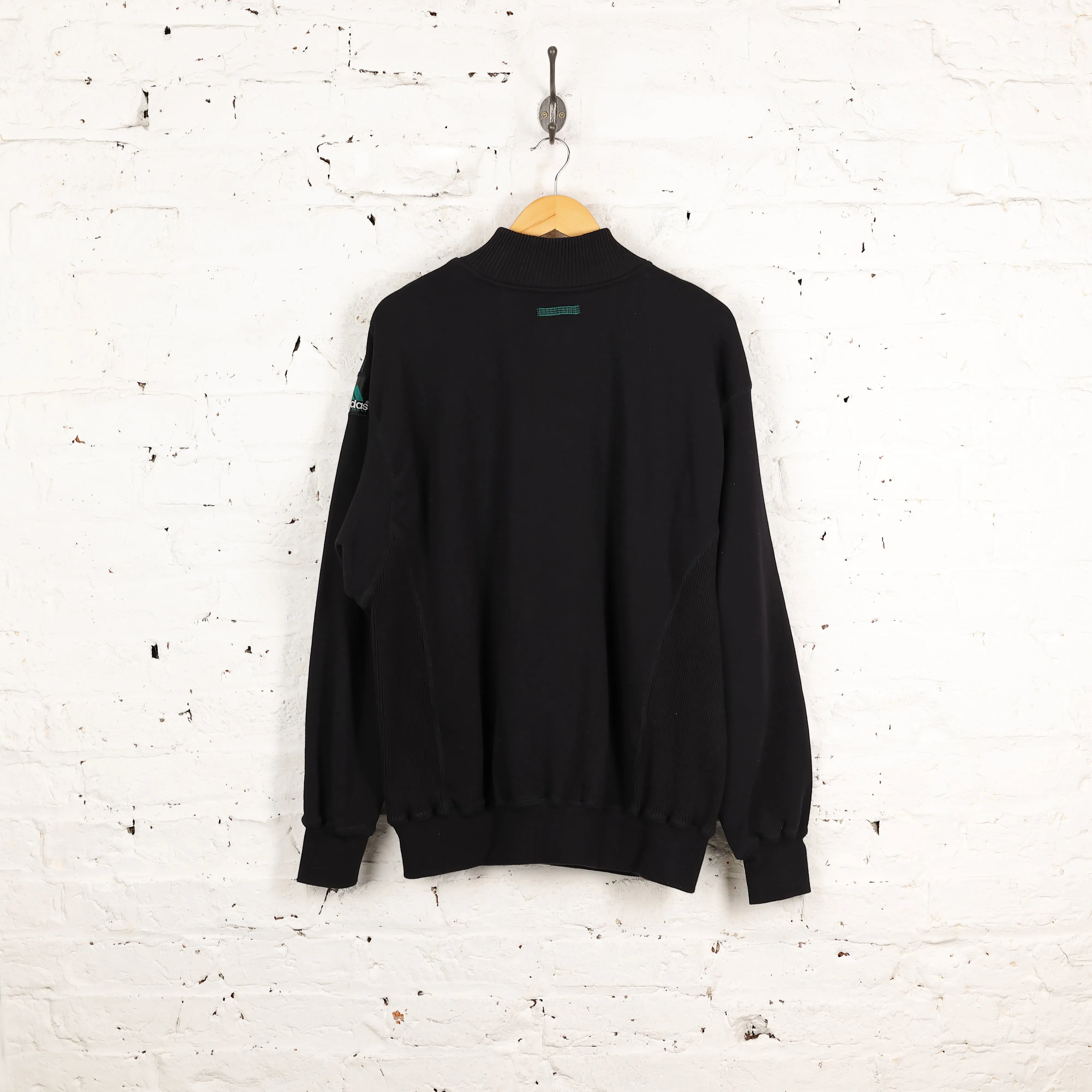 Adidas Equipment 90s 1/2 Zip Sweatshirt - Black - M