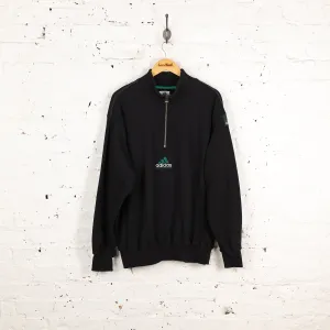 Adidas Equipment 90s 1/2 Zip Sweatshirt - Black - M