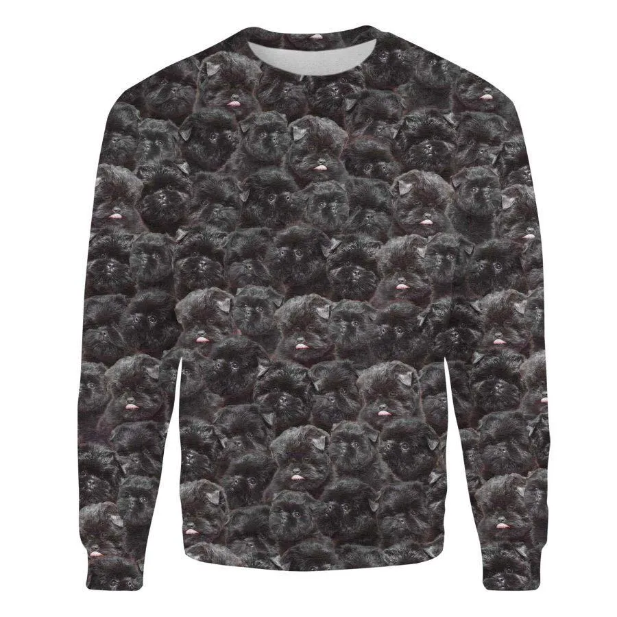 Affenpinscher - Full Face - Premium Sweatshirt