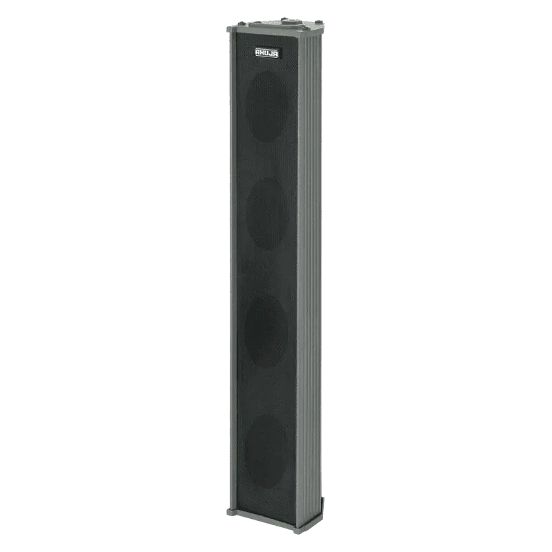 Ahuja - ASC40T Speaker Passive Wall Mount 30Watts RMS Column Speaker Line/Ohm (Black)
