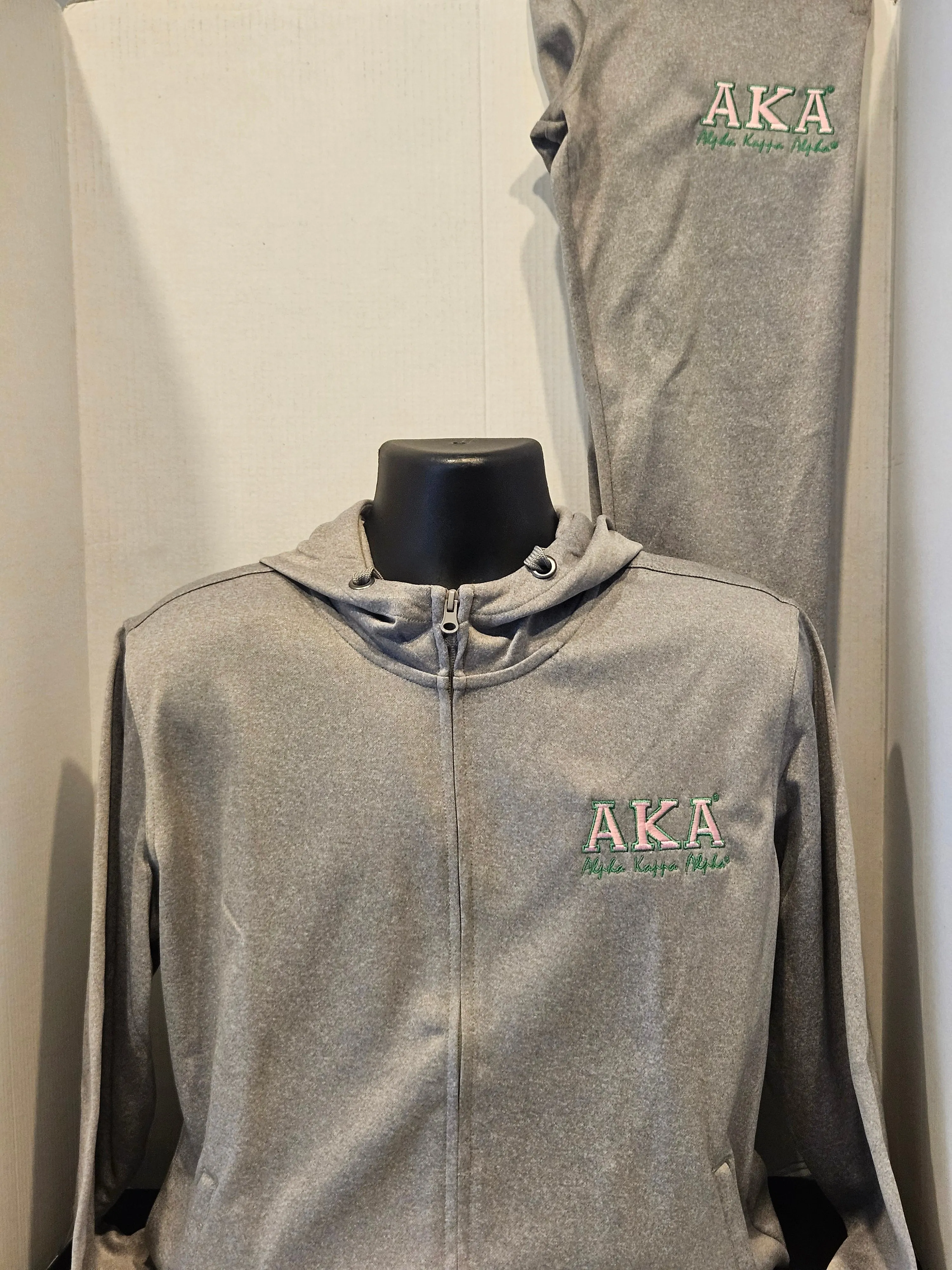 AKA Black Zipup Jacket (Bold)