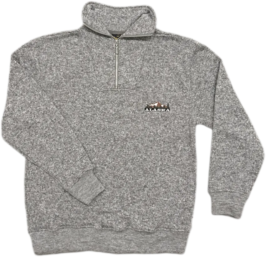 Alaska Mountain Quarter Zip Sweatshirt