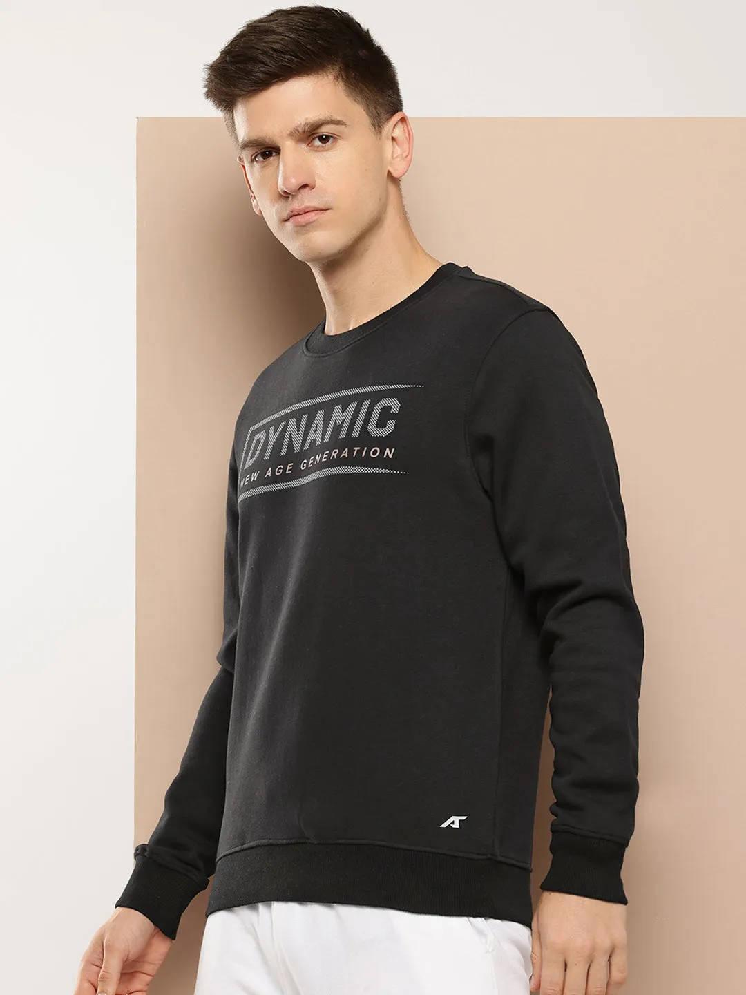 Alcis Men Casual Black Sweatshirts