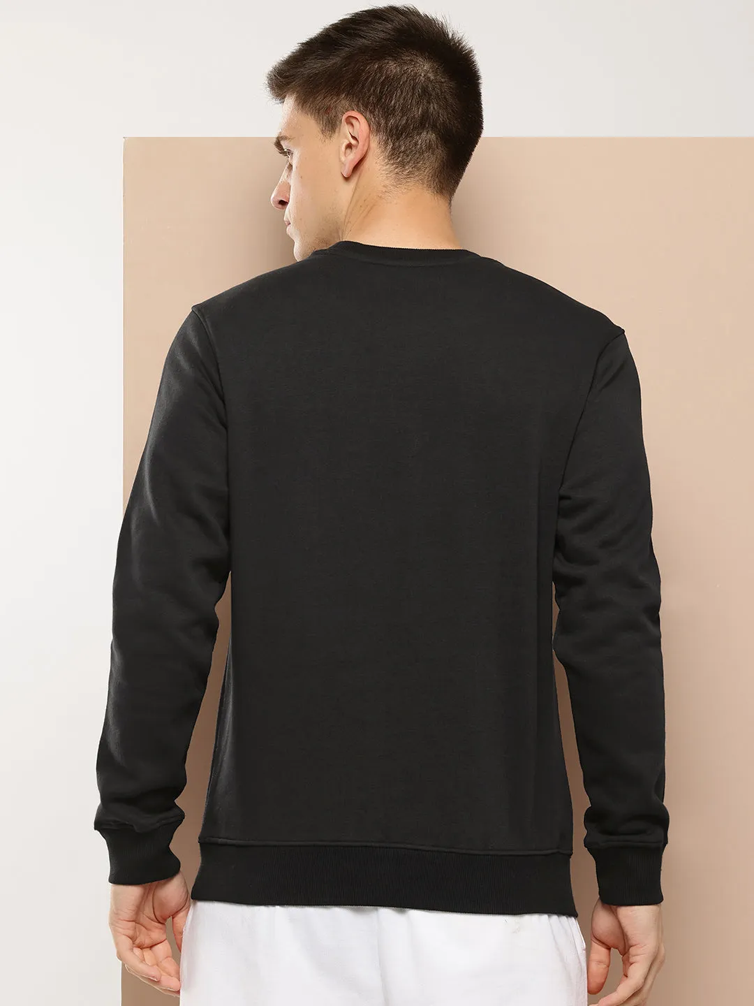 Alcis Men Casual Black Sweatshirts