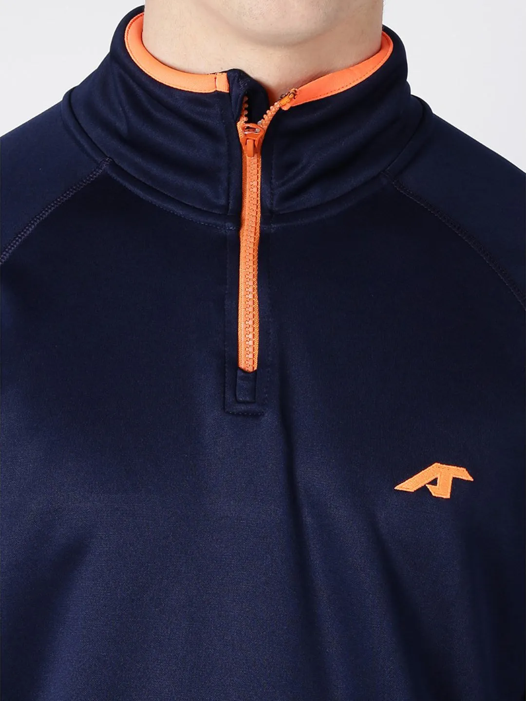 Alcis Mens Navy Solid Sweatshirt 158MSS242