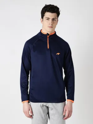 Alcis Mens Navy Solid Sweatshirt 158MSS242