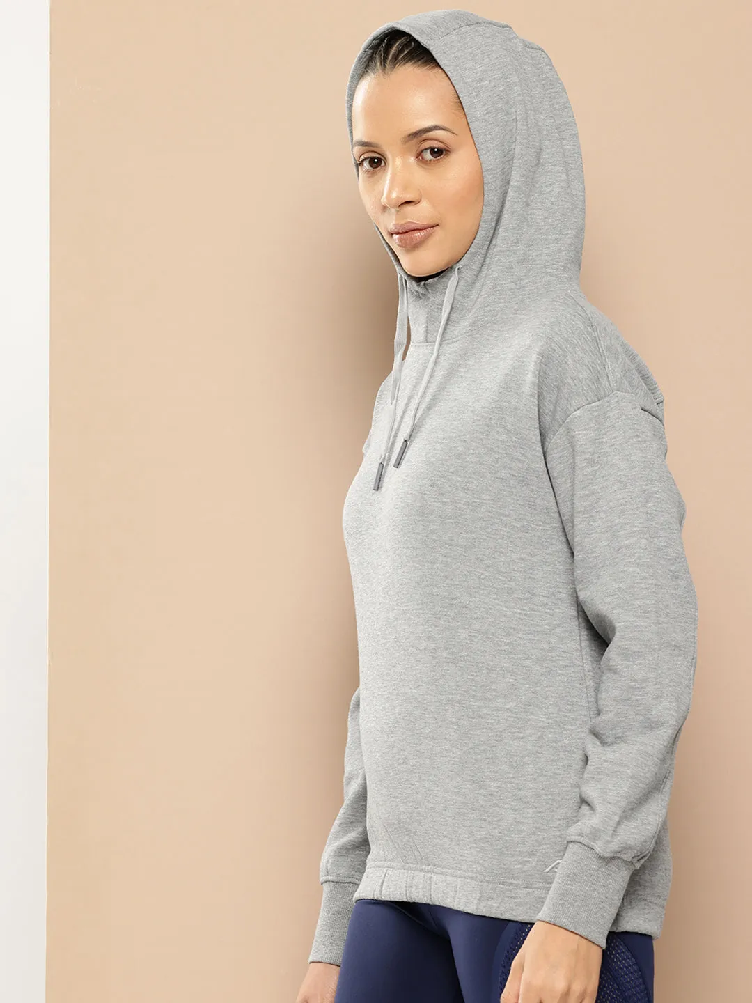Alcis Women Plush Pullover Hooded Sweatshirt