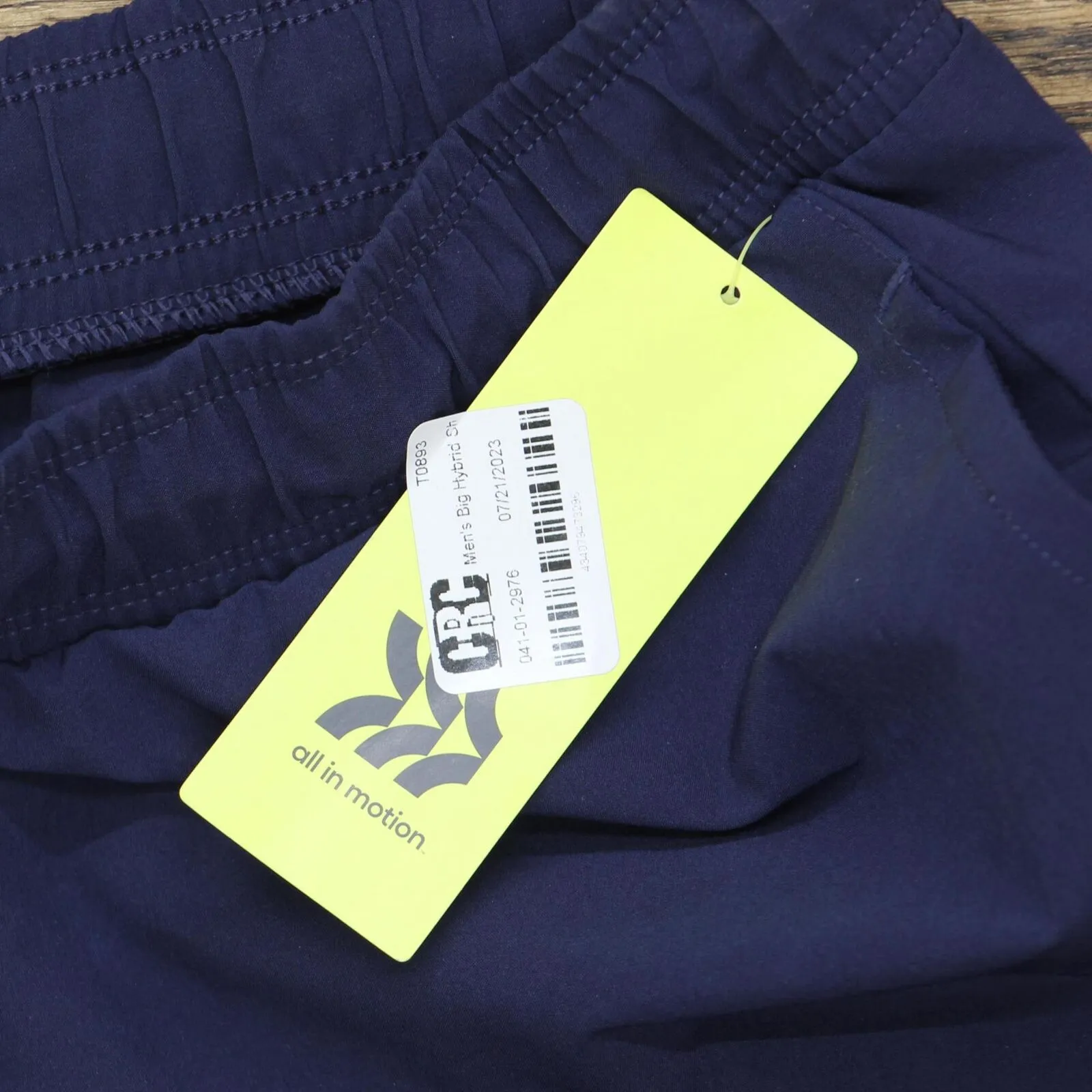All In Motion Men's Hybrid Shorts 6" W92G09
