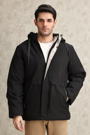 ALL-WEATHER SHIELD JACKET WITH PREMIUM INSULATION-BLACK