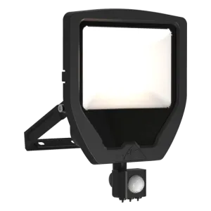 Ansell ACAE50/1/WW/B/PIR Calinor EVO LED Floodlight PIR Warm White 3000K 50W Black