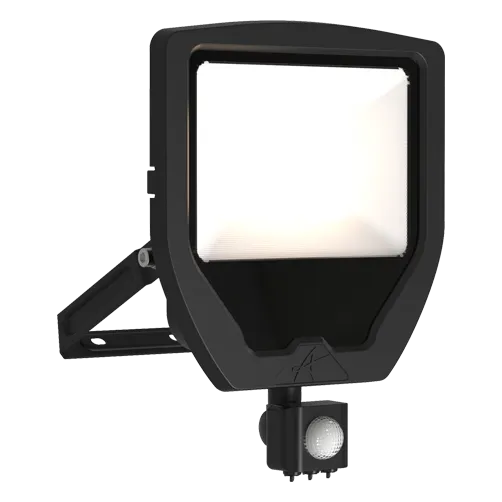 Ansell ACAE50/1/WW/B/PIR Calinor EVO LED Floodlight PIR Warm White 3000K 50W Black