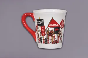 Arkansas Razorbacks Cheer Mug