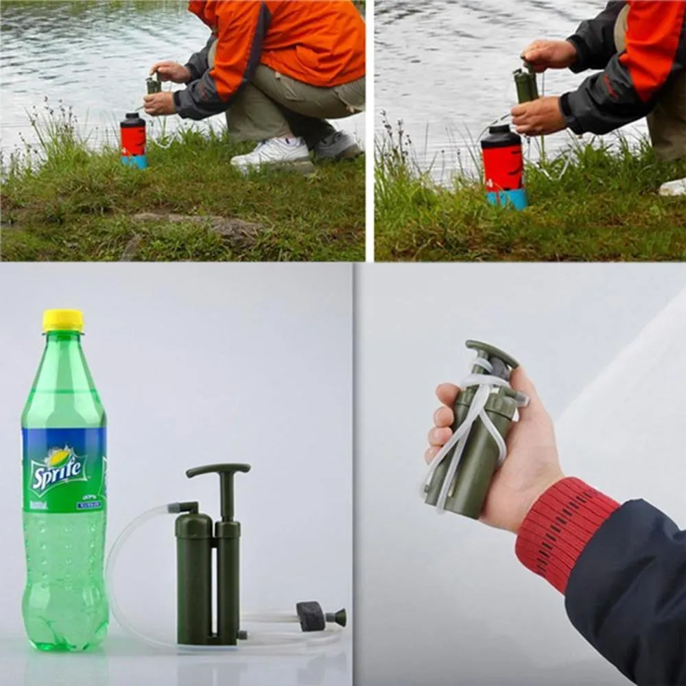 Army Green Portable Water Filter