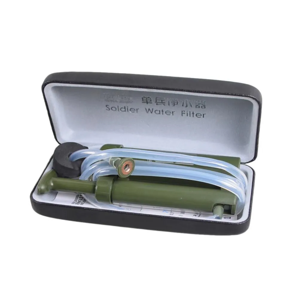 Army Green Portable Water Filter