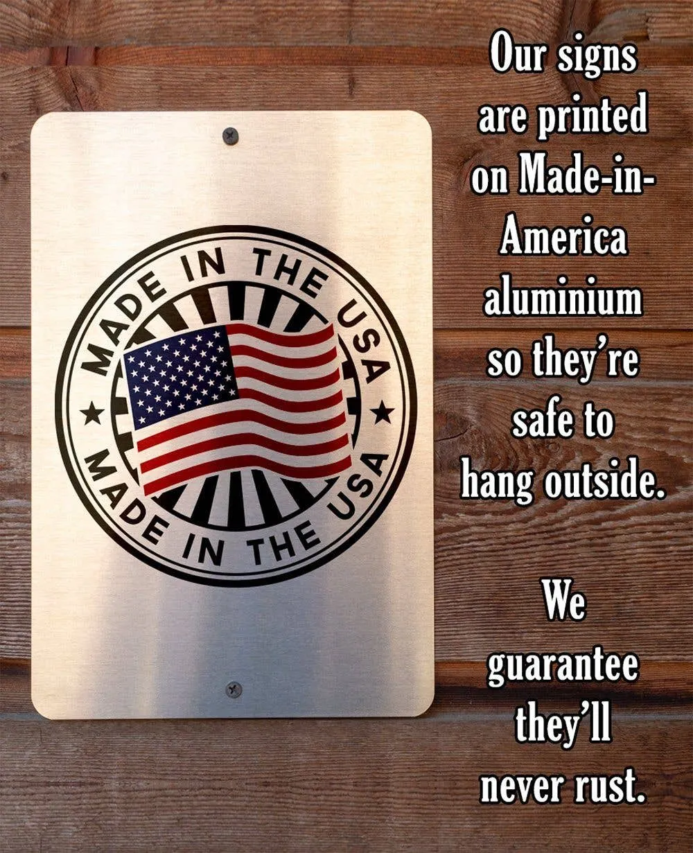 Artist Work Zone - Metal Sign