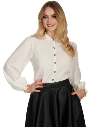 Banned Posey 40's Blouse Ivory