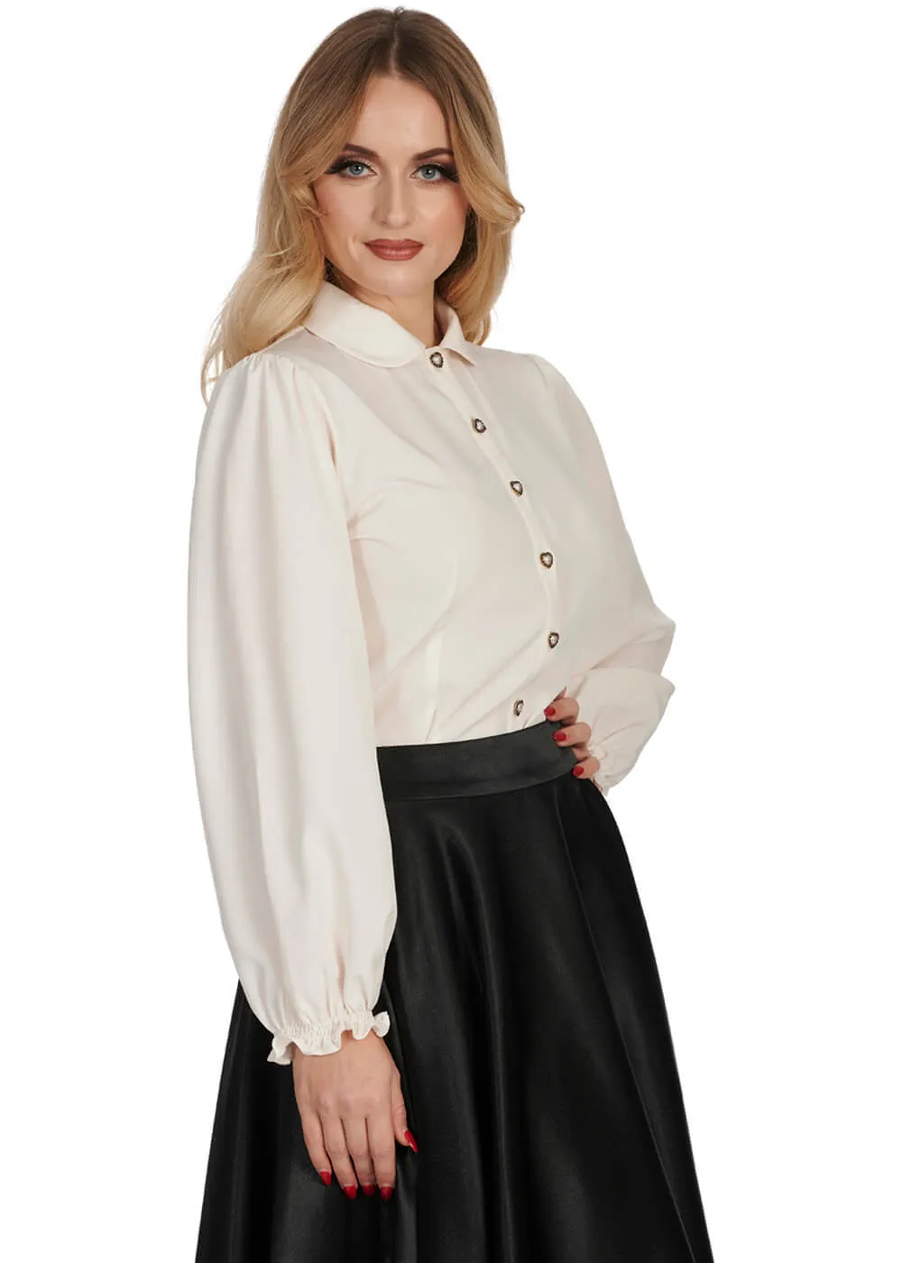 Banned Posey 40's Blouse Ivory