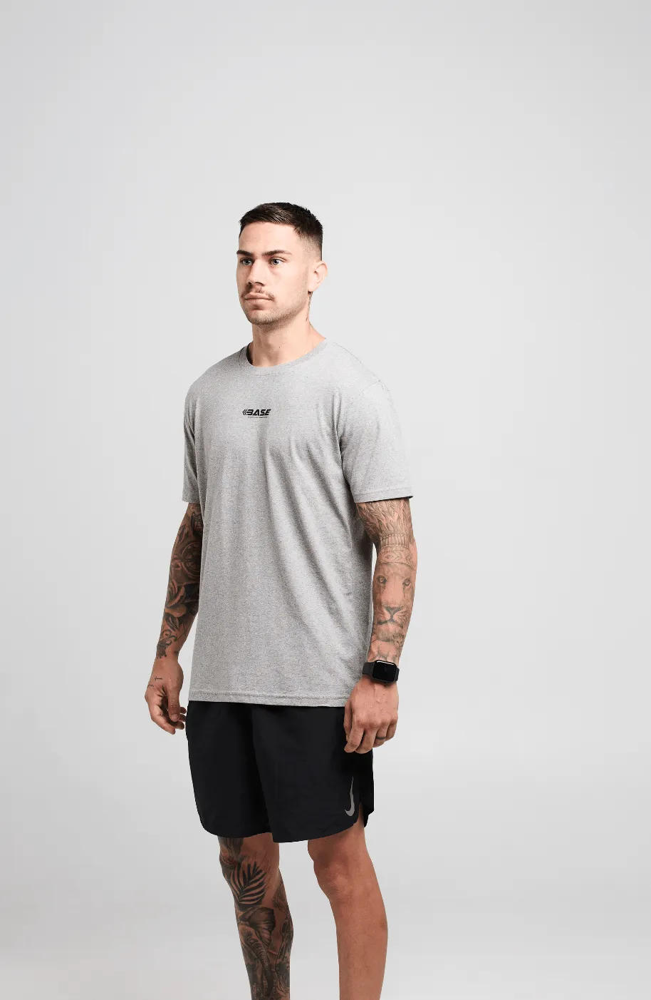 Base Organic Cotton Tee - Grey