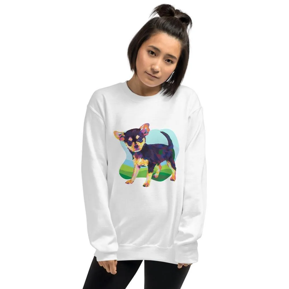 Black and Tan Chihuahua Sweatshirt