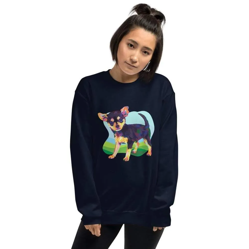 Black and Tan Chihuahua Sweatshirt