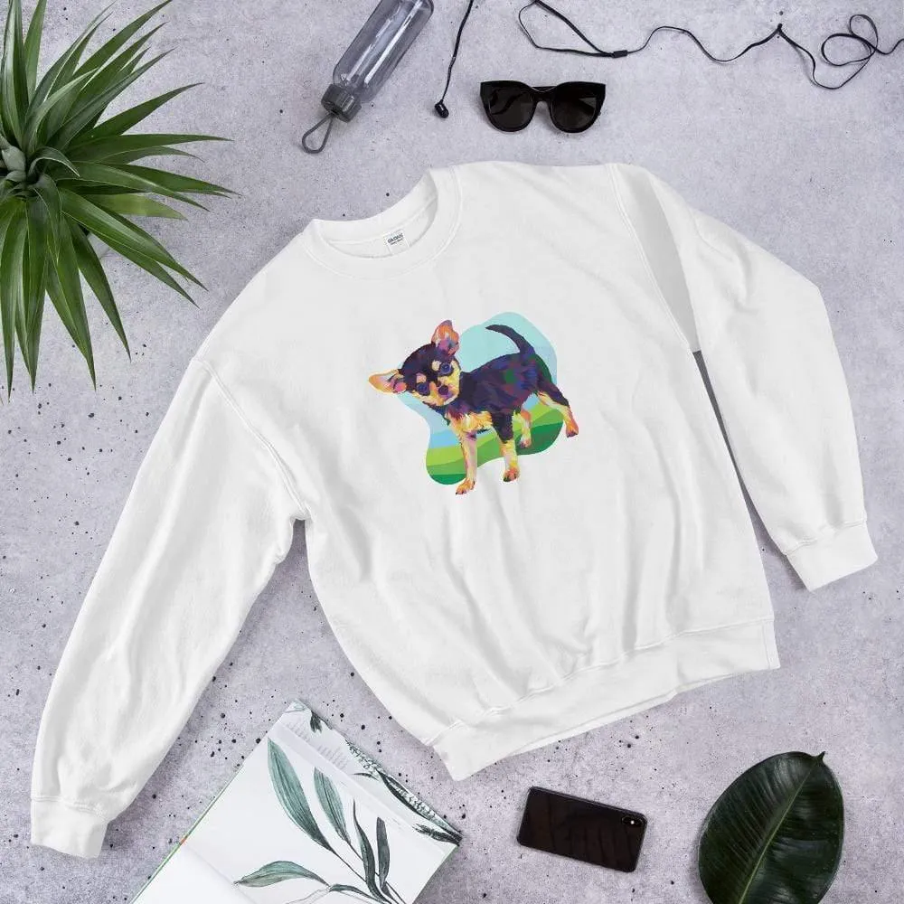 Black and Tan Chihuahua Sweatshirt