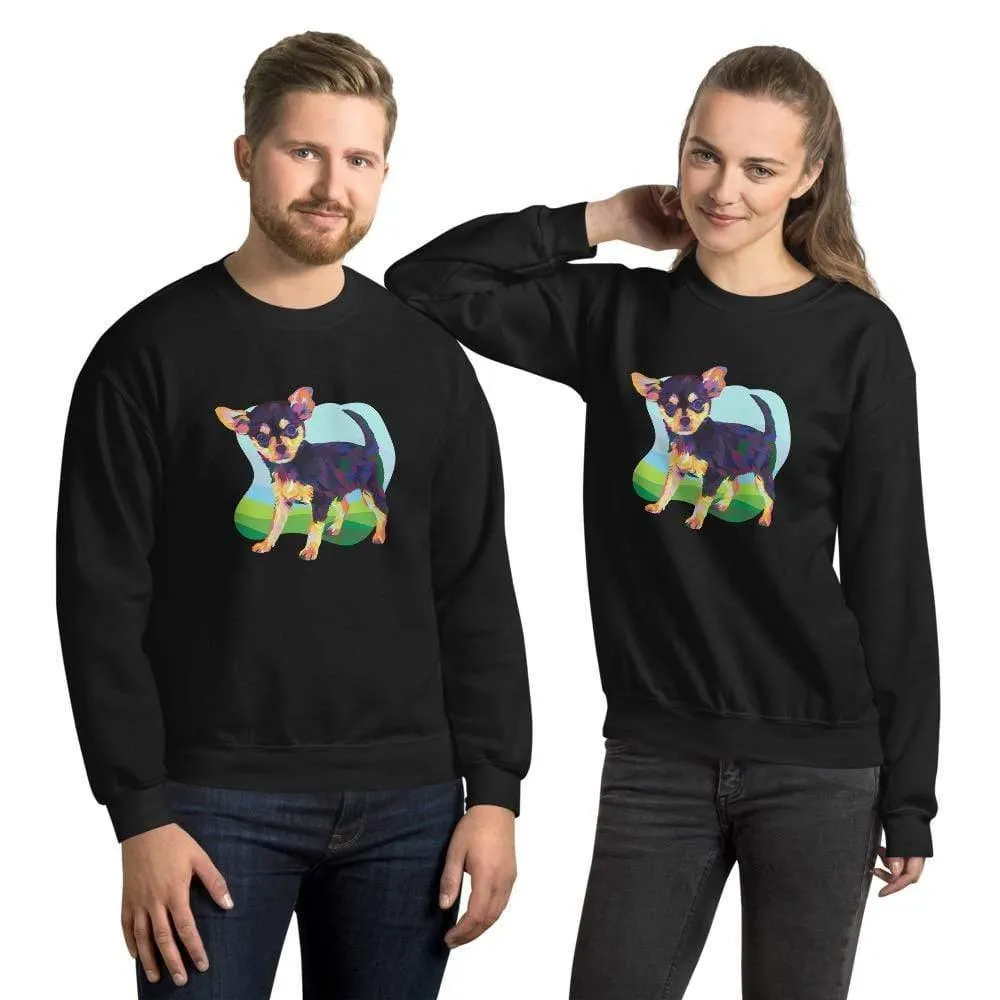 Black and Tan Chihuahua Sweatshirt