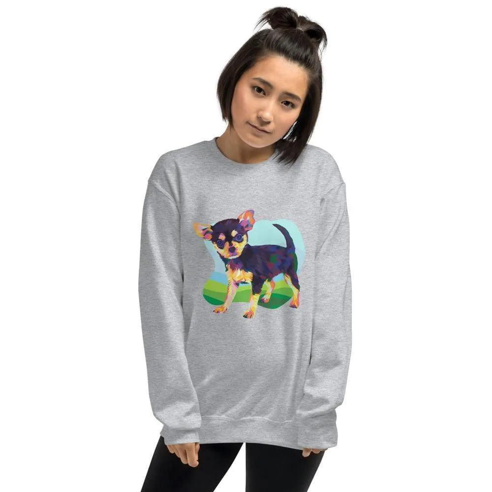 Black and Tan Chihuahua Sweatshirt