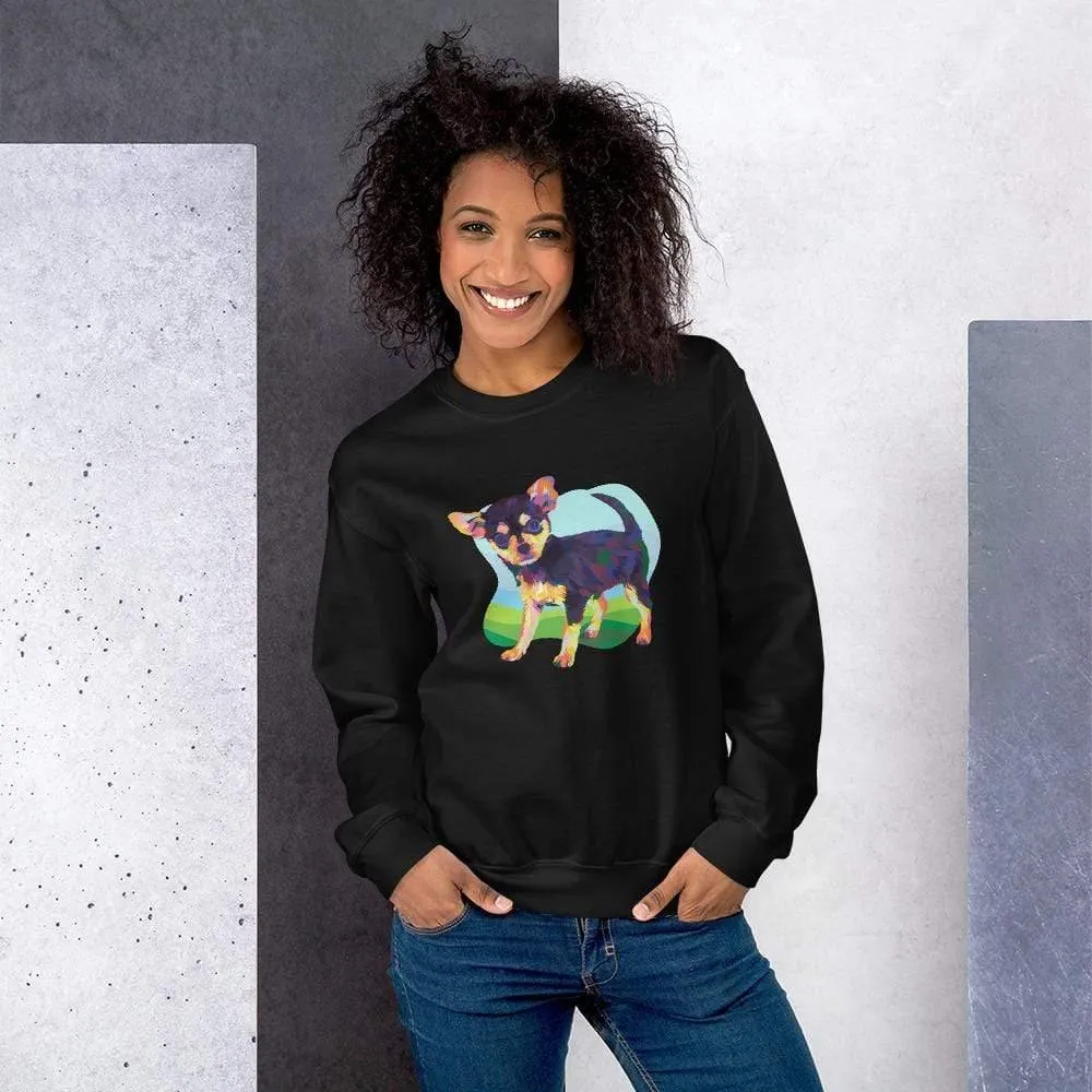 Black and Tan Chihuahua Sweatshirt