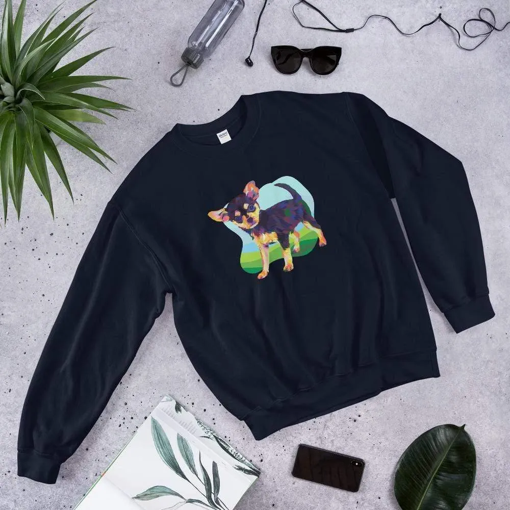 Black and Tan Chihuahua Sweatshirt