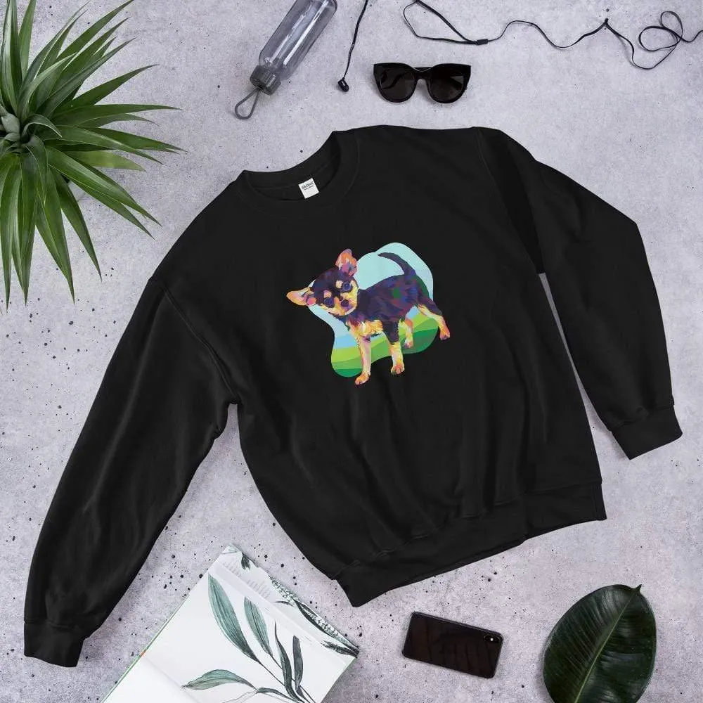 Black and Tan Chihuahua Sweatshirt