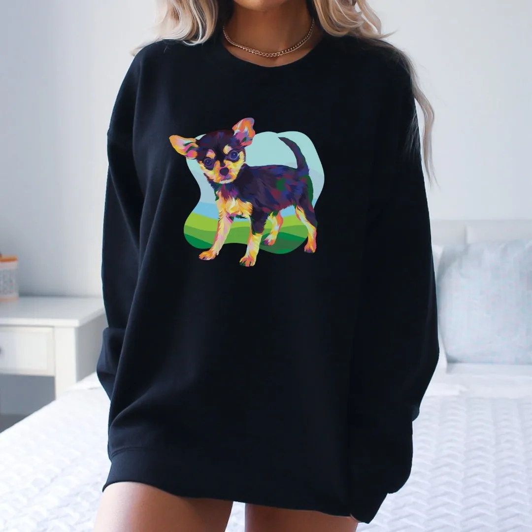 Black and Tan Chihuahua Sweatshirt