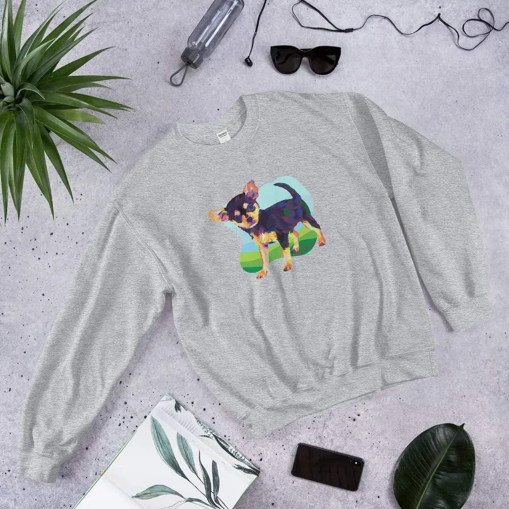 Black and Tan Chihuahua Sweatshirt