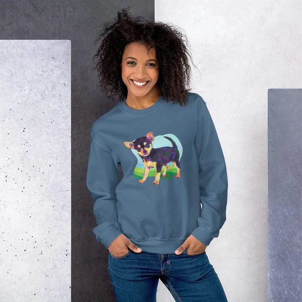 Black and Tan Chihuahua Sweatshirt