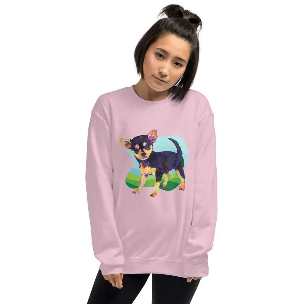 Black and Tan Chihuahua Sweatshirt
